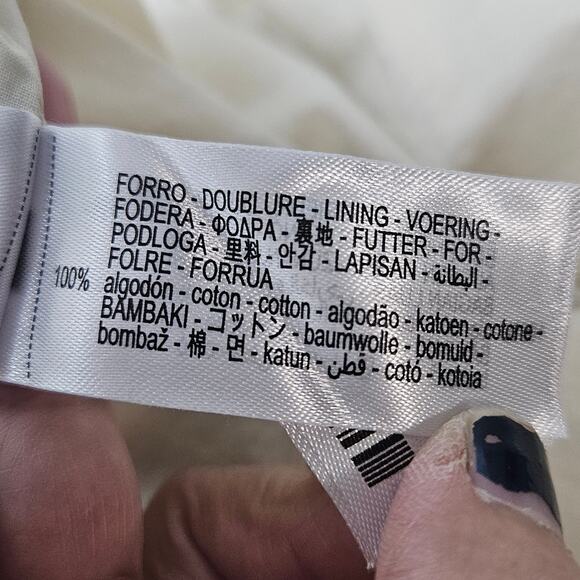 Zara ZW Collection Creased Dress Belt Sz Xsmall Beige Minimalist Midi Versatile - Picture 10 of 10